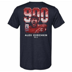 NHL Alexander Ovechkin Washington Capitals 500 Level 900th Career Goal Tri-Blend T-Shirt - Navy