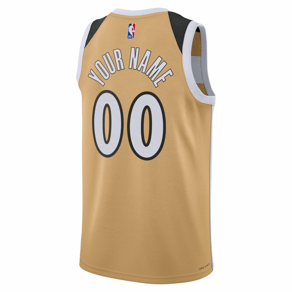 Washington Wizards Unisex 2025/26 City Edition Swingman Custom Jersey Gold