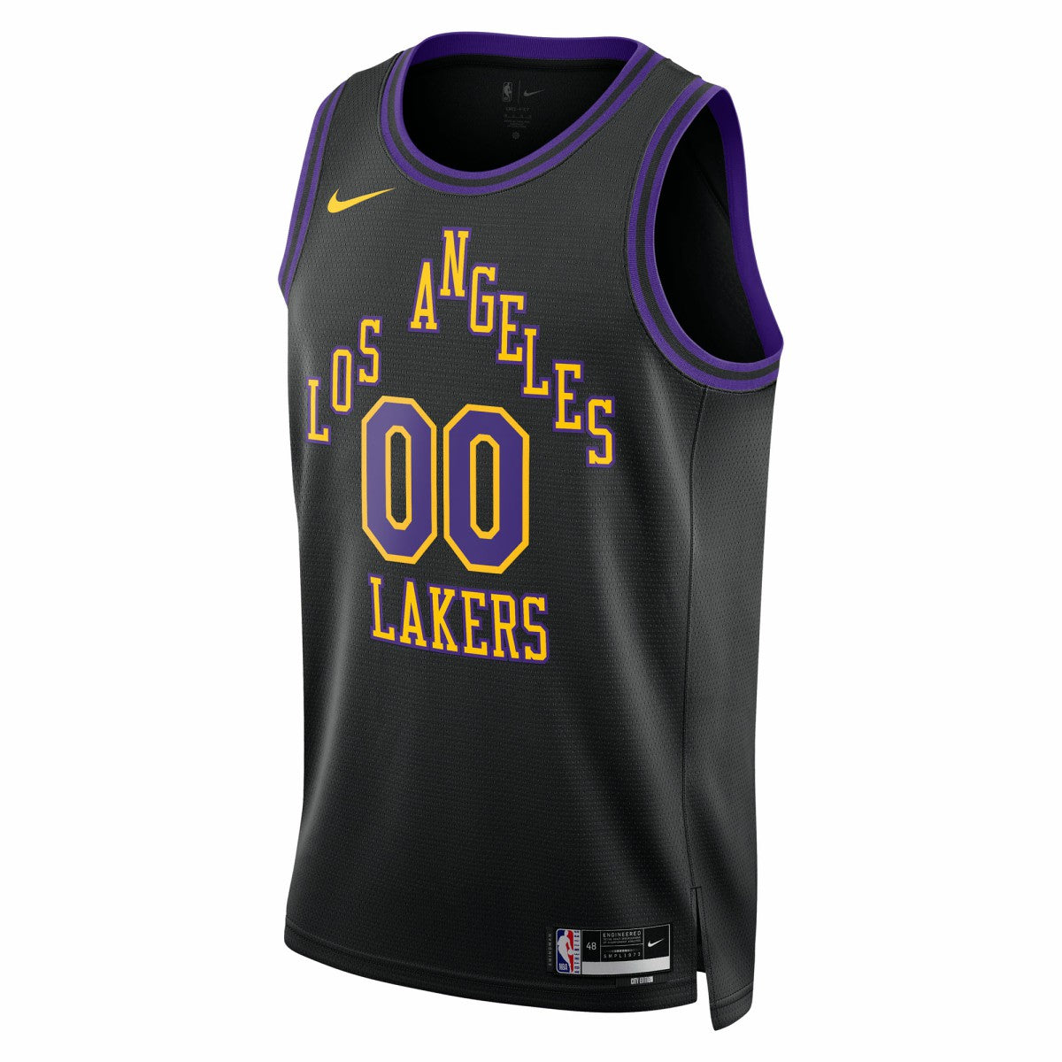 Los Angeles Lakers Unisex 2025/26 City Edition Swingman Custom Jersey Black