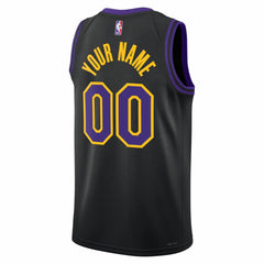Los Angeles Lakers Unisex 2025/26 City Edition Swingman Custom Jersey Black