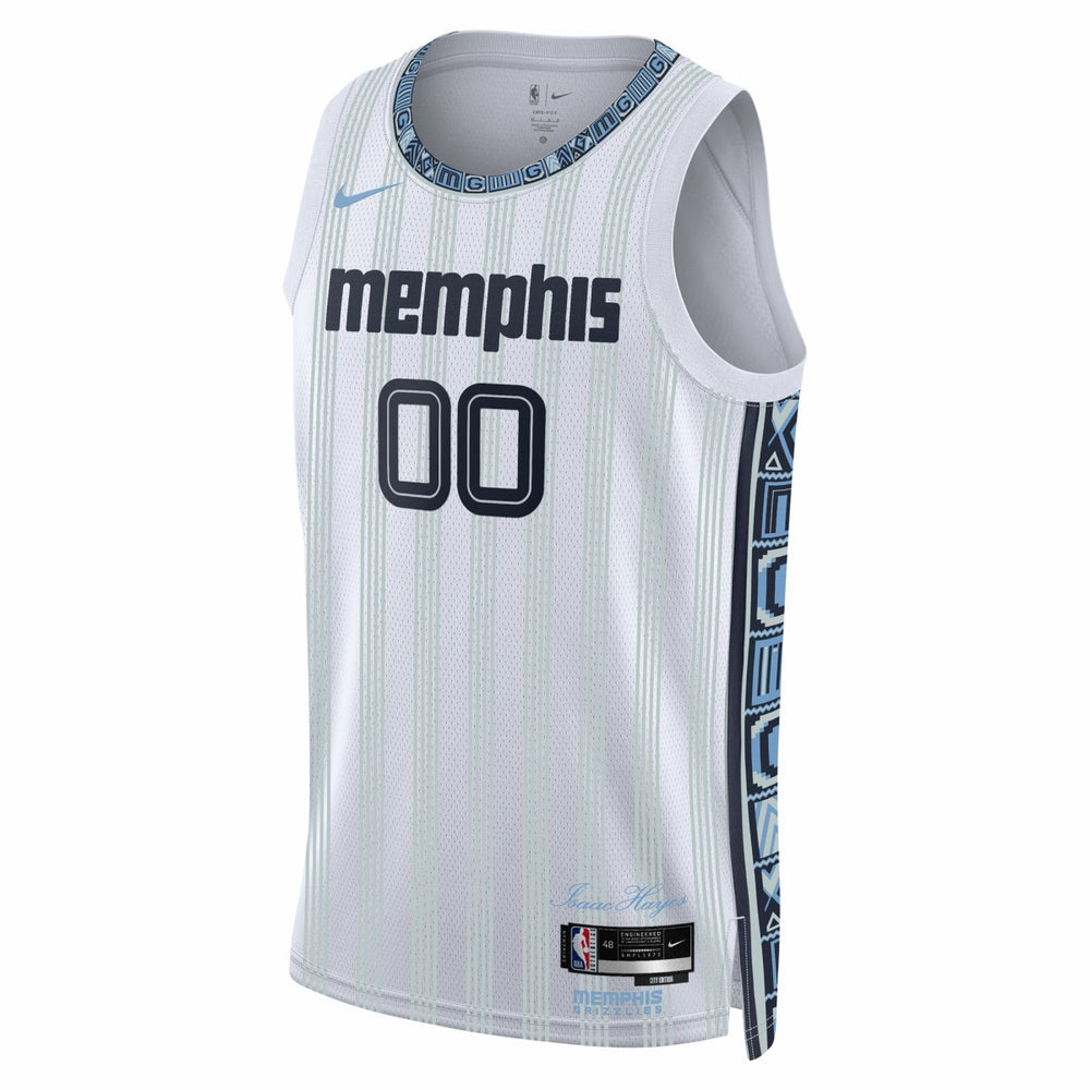 Memphis Grizzlies Unisex 2025/26 City Edition Swingman Custom Jersey White