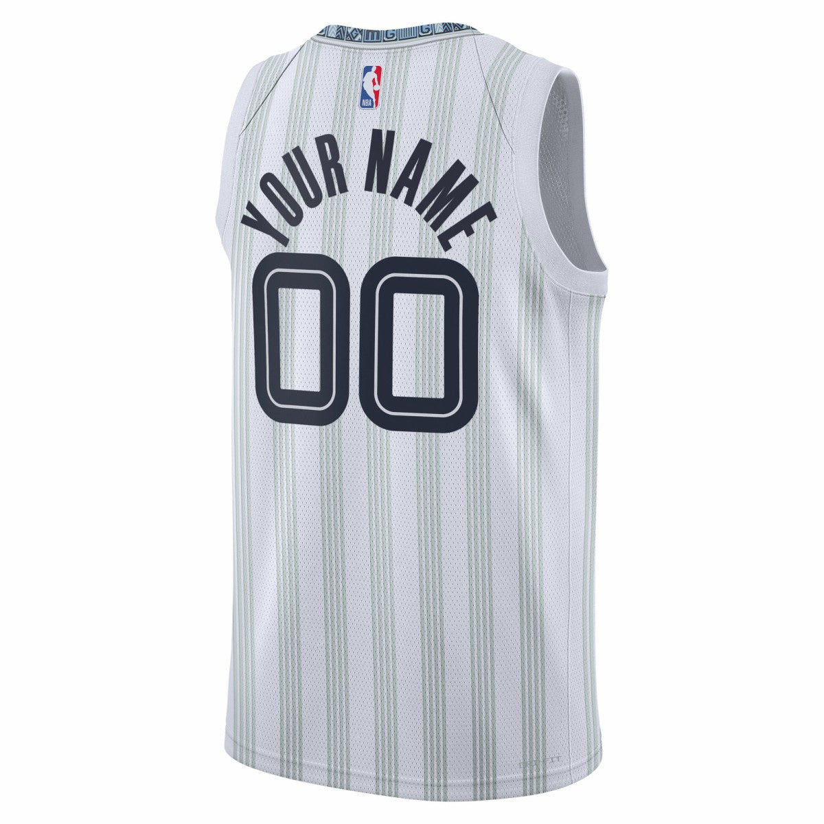Memphis Grizzlies Unisex 2025/26 City Edition Swingman Custom Jersey White
