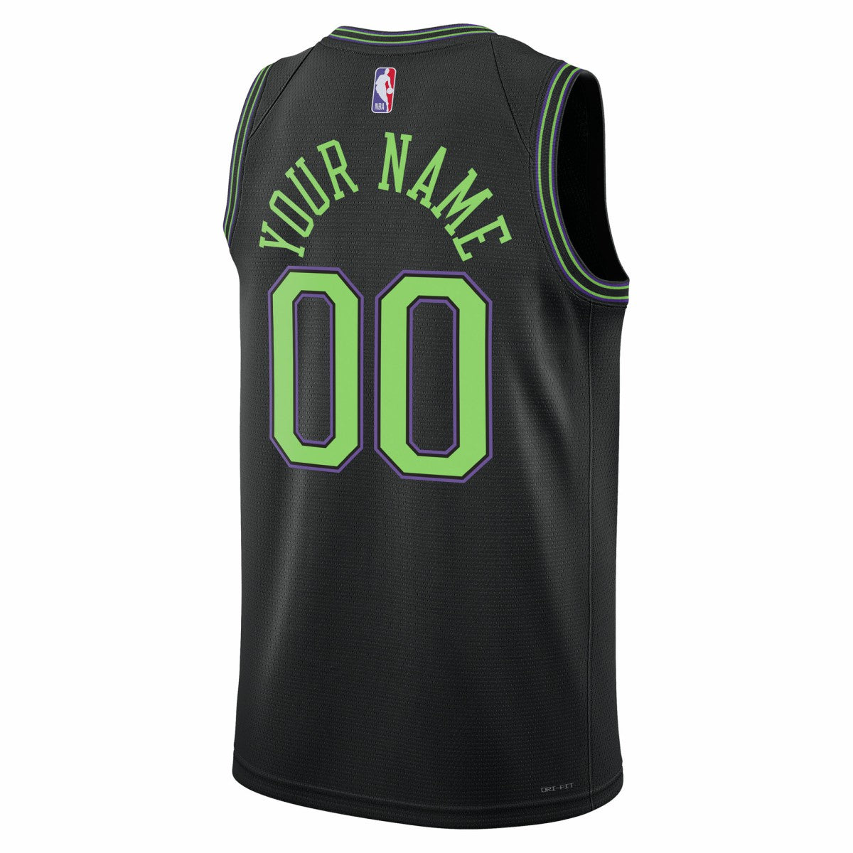 New Orleans Pelicans Unisex 2025/26 City Edition Swingman Custom Jersey Black