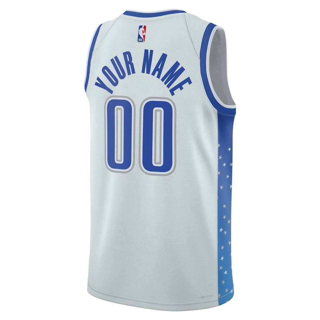 Orlando Magic Unisex 2025/26 City Edition Swingman Custom Jersey Silver