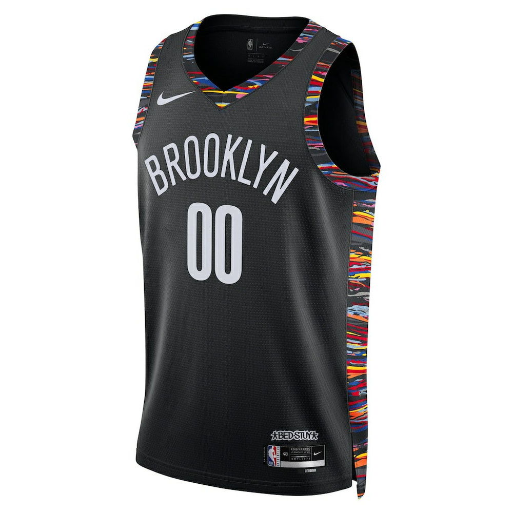 Brooklyn Nets Unisex 2025/26 City Edition Swingman Custom Jersey Black