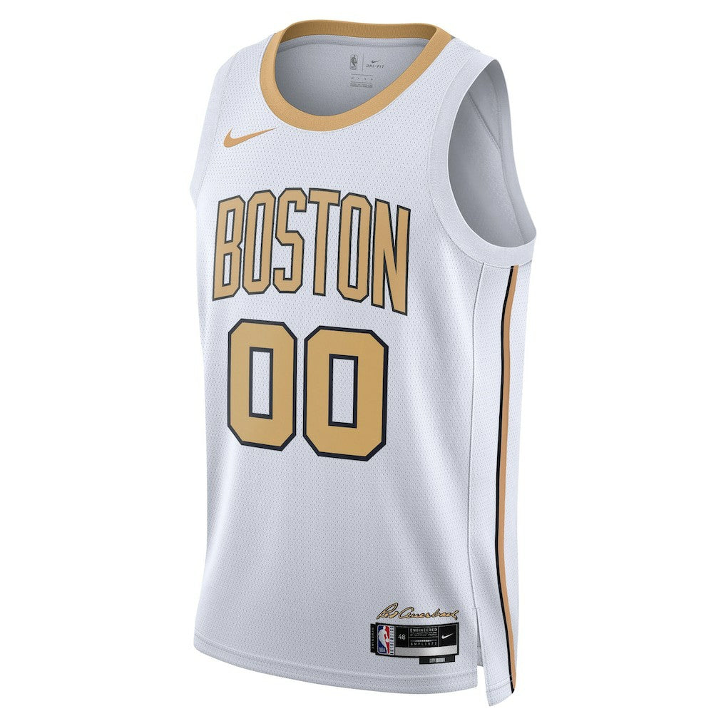 Boston Celtics Unisex 2025/26 City Edition Swingman Custom Jersey White