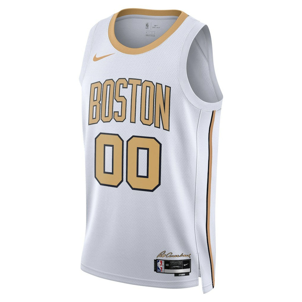 Boston Celtics Unisex 2025/26 City Edition Swingman Custom Jersey White