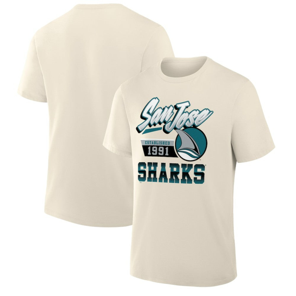 NHL San Jose Sharks Alternate Legacy T-Shirt - Cream