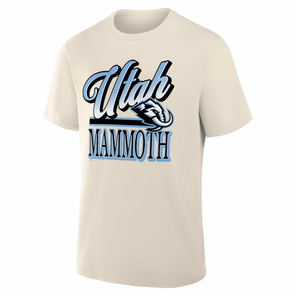 NHL Utah Mammoth Legacy T-Shirt - Cream