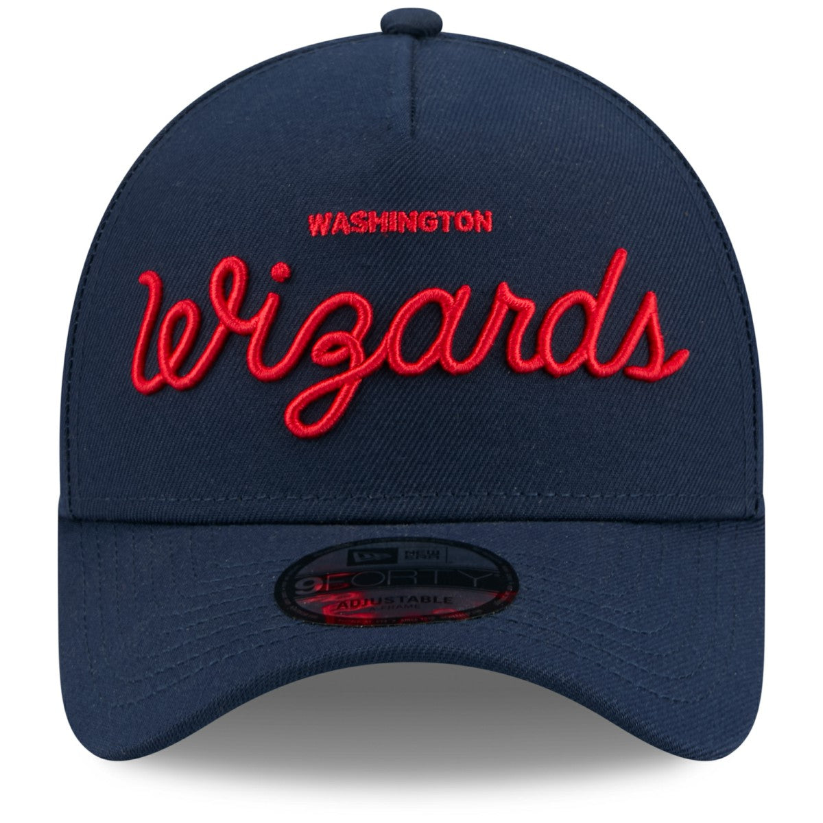 Washington Wizards x Malbon Golf Unisex 9FORTY A-Frame Adjustable Hat Navy