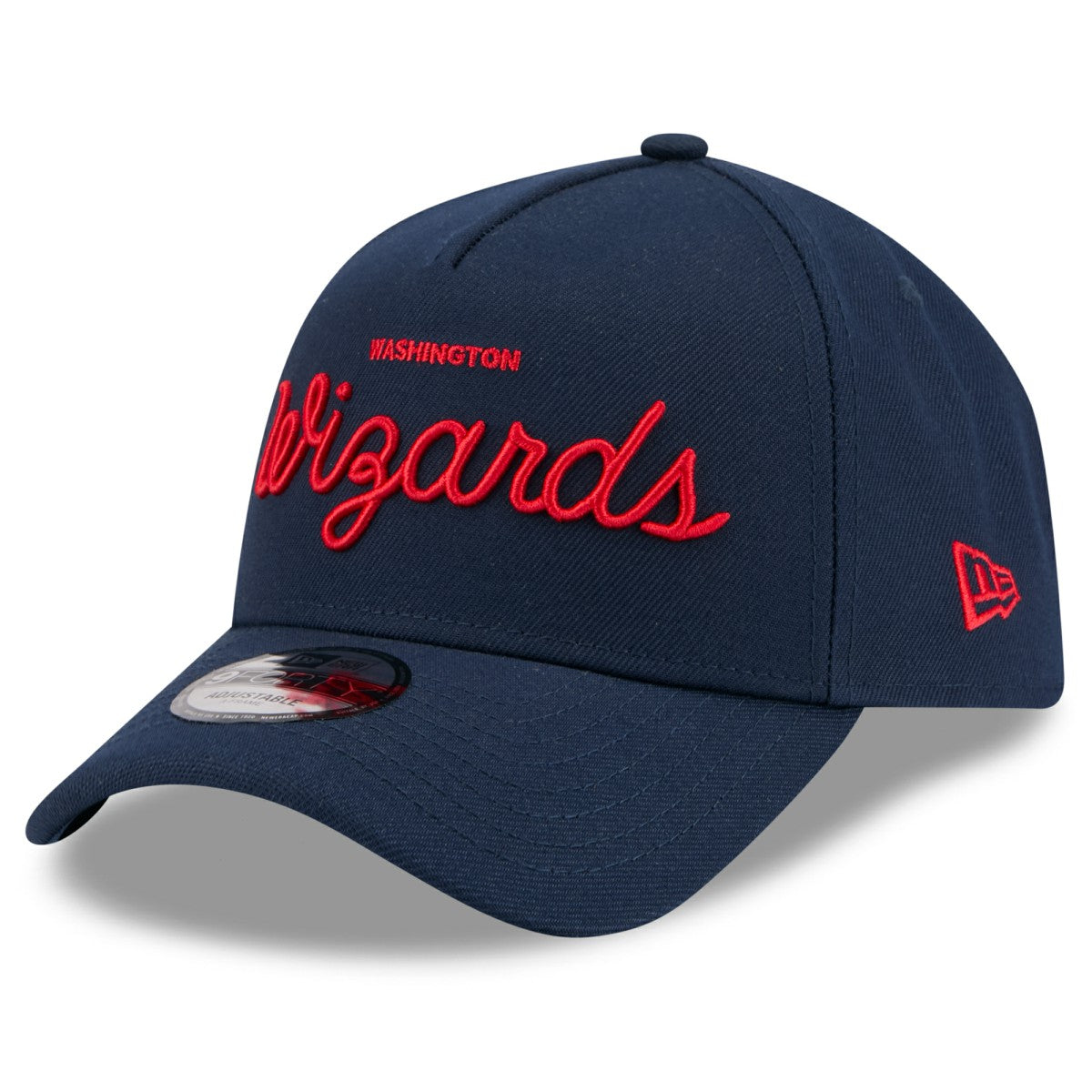 Washington Wizards x Malbon Golf Unisex 9FORTY A-Frame Adjustable Hat Navy