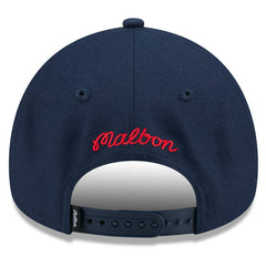 Washington Wizards x Malbon Golf Unisex 9FORTY A-Frame Adjustable Hat Navy