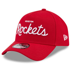 Houston Rockets x Malbon Golf Unisex 9FORTY A-Frame Adjustable Hat Red