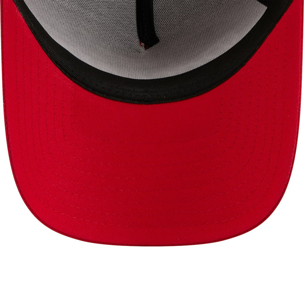 Houston Rockets x Malbon Golf Unisex 9FORTY A-Frame Adjustable Hat Red