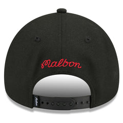 Chicago Bulls x Malbon Golf Unisex 9FORTY A-Frame Adjustable Hat Black