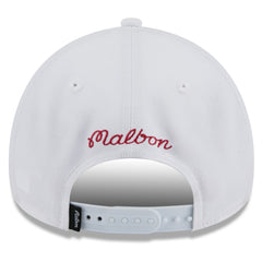 Miami Heat x Malbon Golf Unisex 9FORTY A-Frame Adjustable Hat White