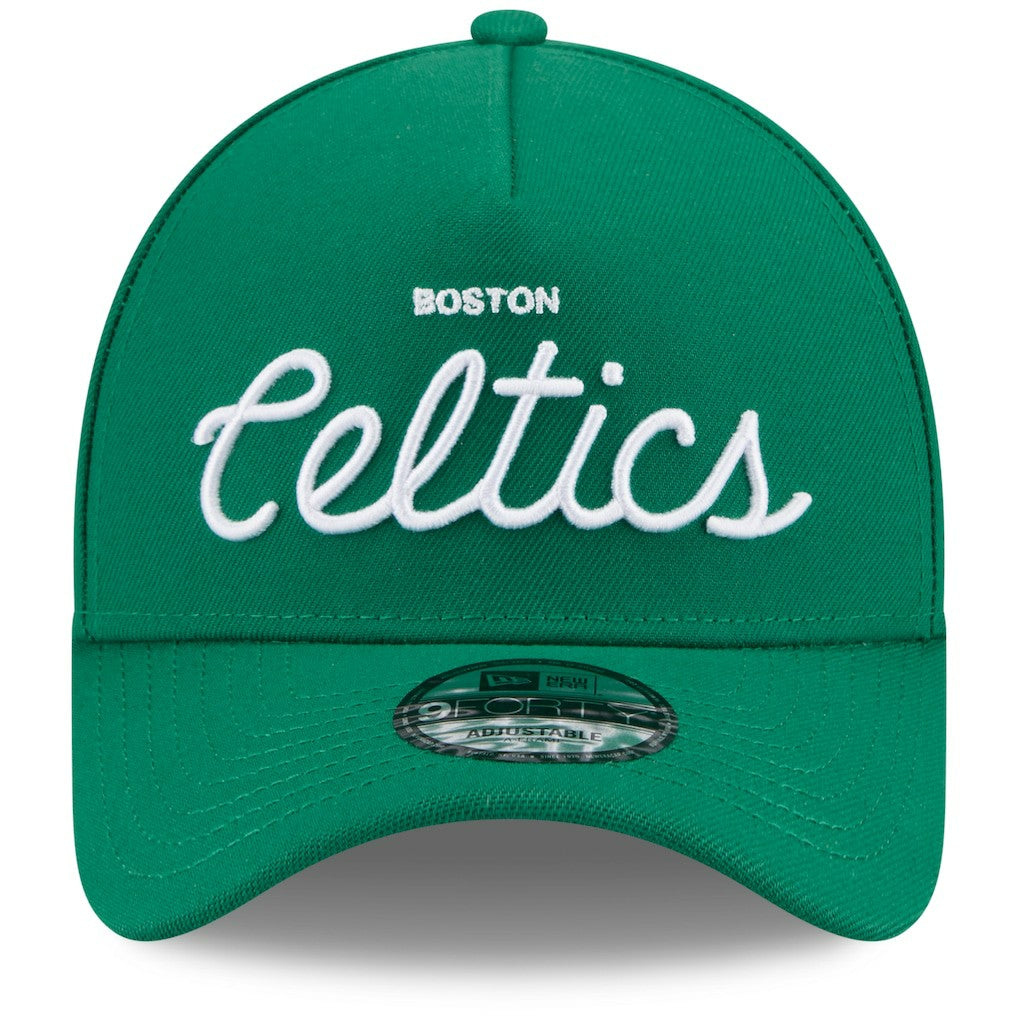 Boston Celtics x Malbon Golf Unisex 9FORTY A-Frame Adjustable Hat Green