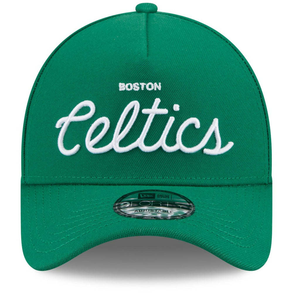 Boston Celtics x Malbon Golf Unisex 9FORTY A-Frame Adjustable Hat Green