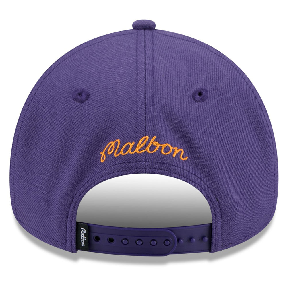 Phoenix Suns x Malbon Golf Unisex 9FORTY A-Frame Adjustable Hat Purple