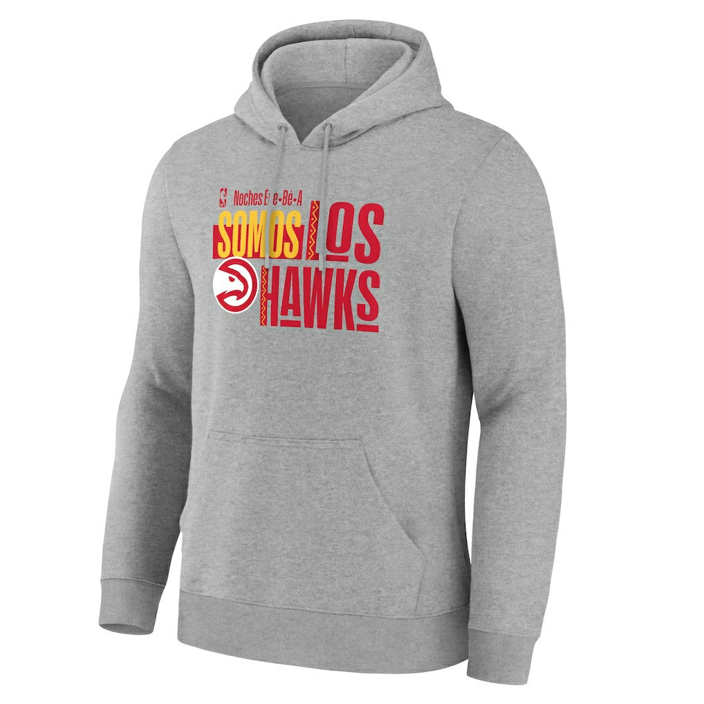 Atlanta Hawks Noches Training Hoodie Gray