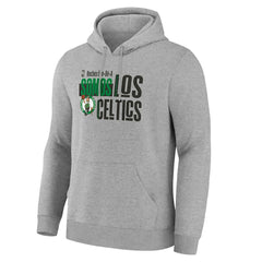 Boston Celtics Noches Training Hoodie Gray