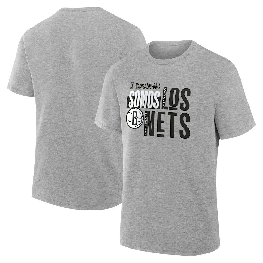 Brooklyn Nets Noches Training T-Shirt Gray