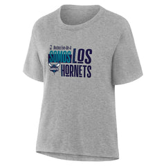 Charlotte Hornets Women's Noches Training T-Shirt Gray