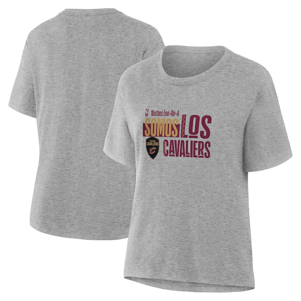 Cleveland Cavaliers Women's Noches Training T-Shirt Gray