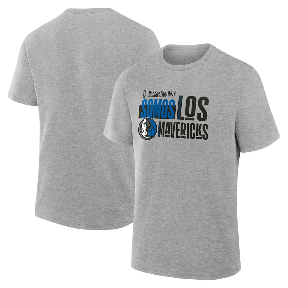 Dallas Mavericks Noches Training T-Shirt Gray