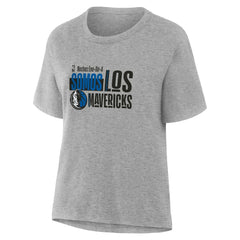 Dallas Mavericks Women's Noches Training T-Shirt Gray