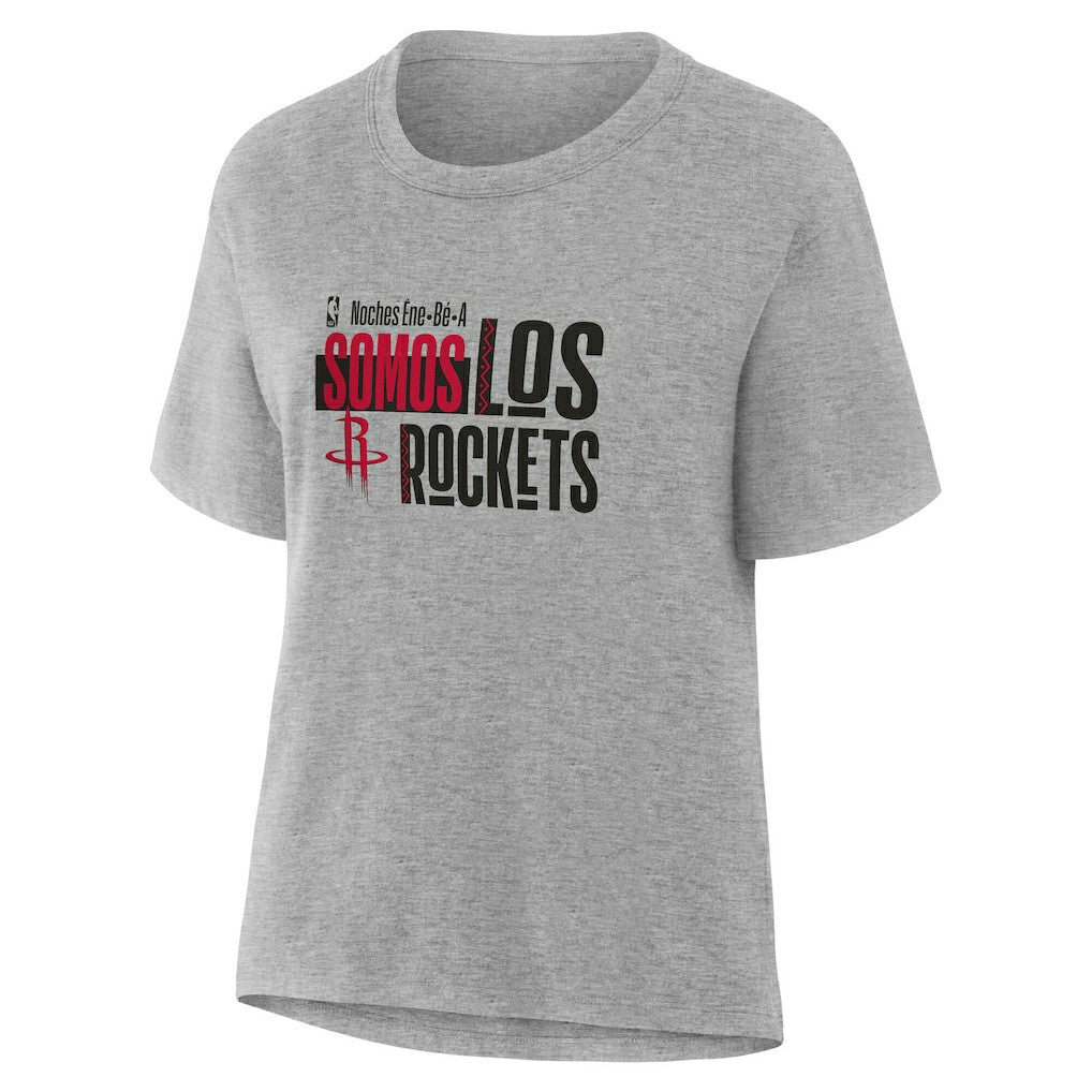 Houston Rockets Women's Noches Training T-Shirt Gray