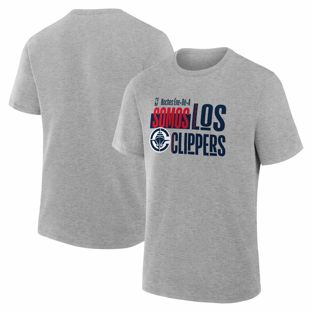 LA Clippers Noches Training T-Shirt Gray