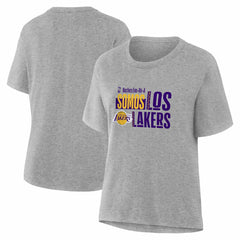 Los Angeles Lakers Women's Noches Training T-Shirt Gray