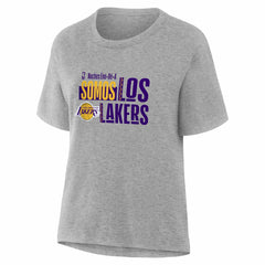 Los Angeles Lakers Women's Noches Training T-Shirt Gray