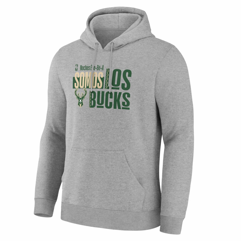 Milwaukee Bucks Noches Training Hoodie Gray