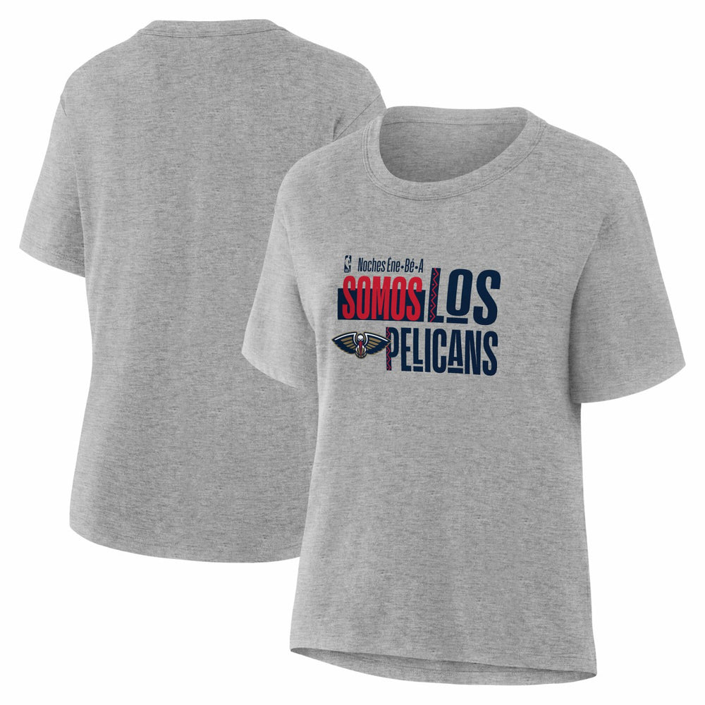 New Orleans Pelicans Women's Noches Training T-Shirt Gray