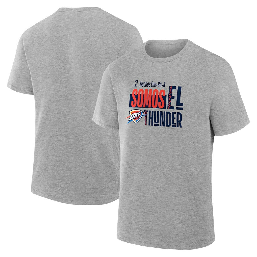 Oklahoma City Thunder Noches Training T-Shirt Gray