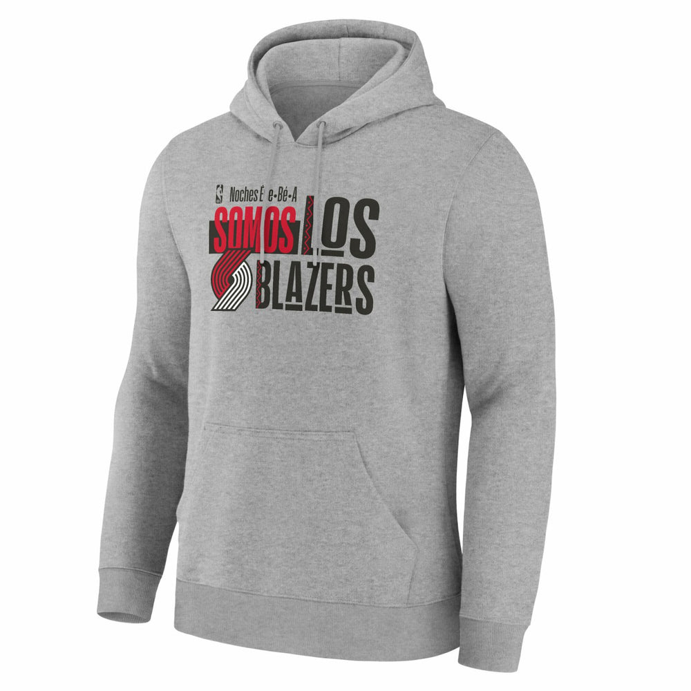 Portland Trail Blazers Noches Training Hoodie Gray
