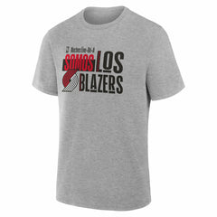 Portland Trail Blazers Noches Training T-Shirt Gray