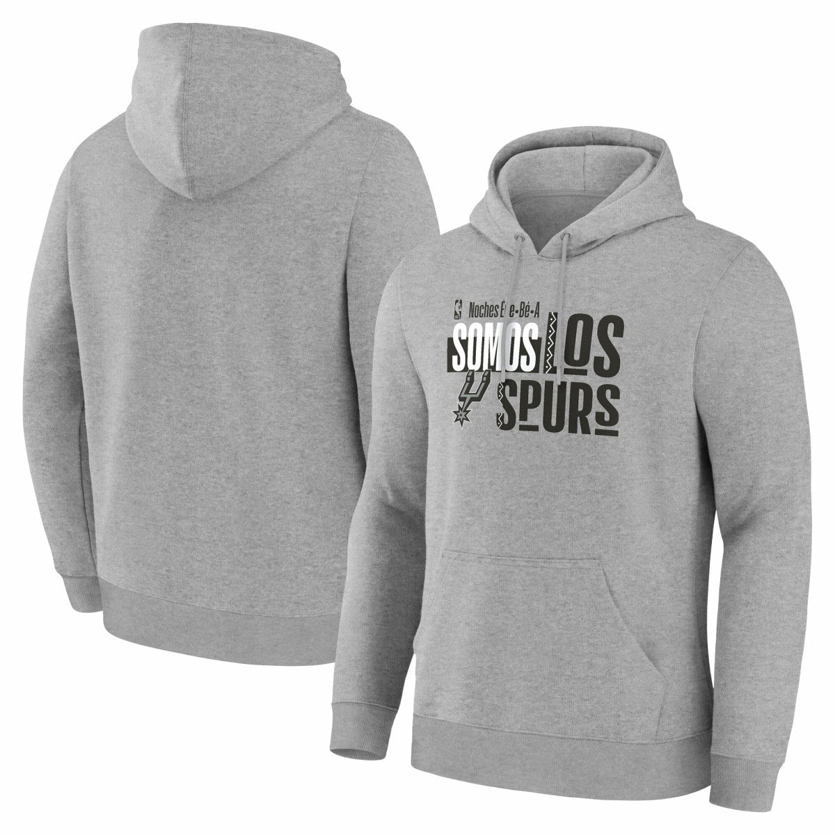 San Antonio Spurs Noches Training Hoodie Gray