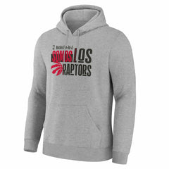 Toronto Raptors Noches Training Hoodie Gray