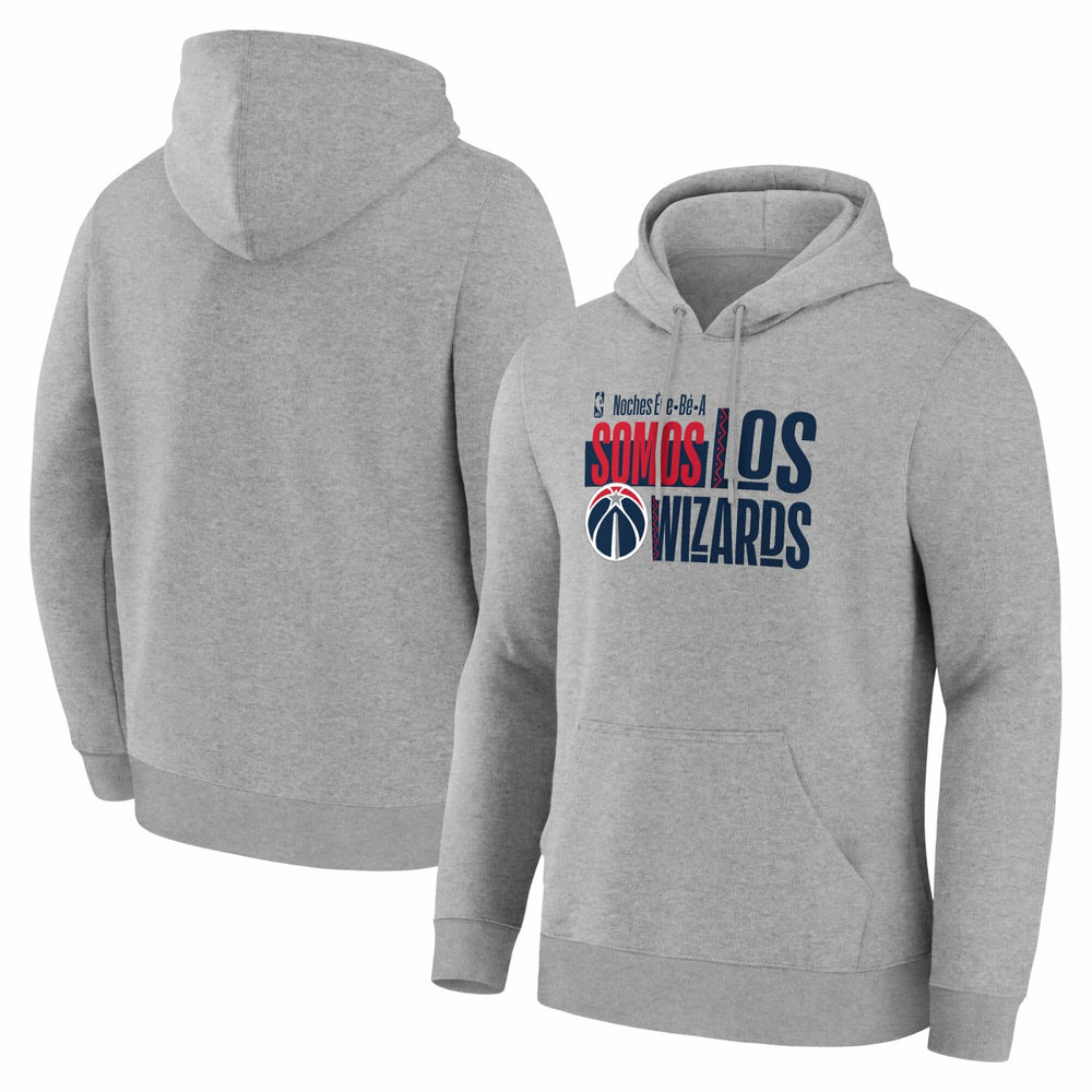 Washington Wizards Noches Training Hoodie Gray