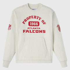 Atlanta Falcons OVO x NFL Unisex Fleece Sweatshirt Heather Gray