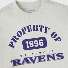 Baltimore Ravens OVO x NFL Unisex Fleece Sweatshirt Heather Gray