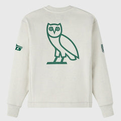 New York Jets OVO x NFL Unisex Fleece Sweatshirt Heather Gray