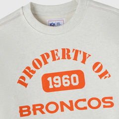 Denver Broncos OVO x NFL Unisex Fleece Sweatshirt Heather Gray