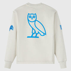 Detroit Lions OVO x NFL Unisex Fleece Sweatshirt Heather Gray