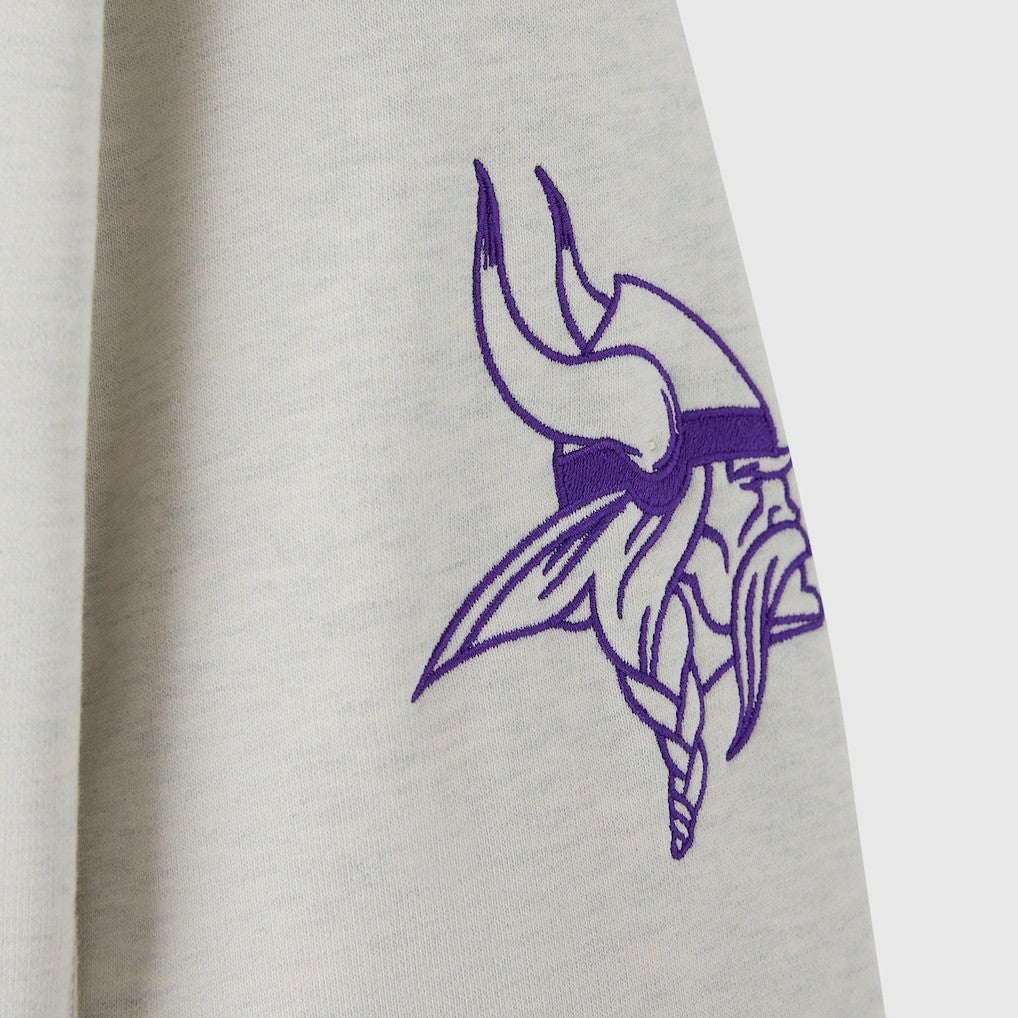 Minnesota Vikings OVO x NFL Unisex Fleece Sweatshirt Heather Gray