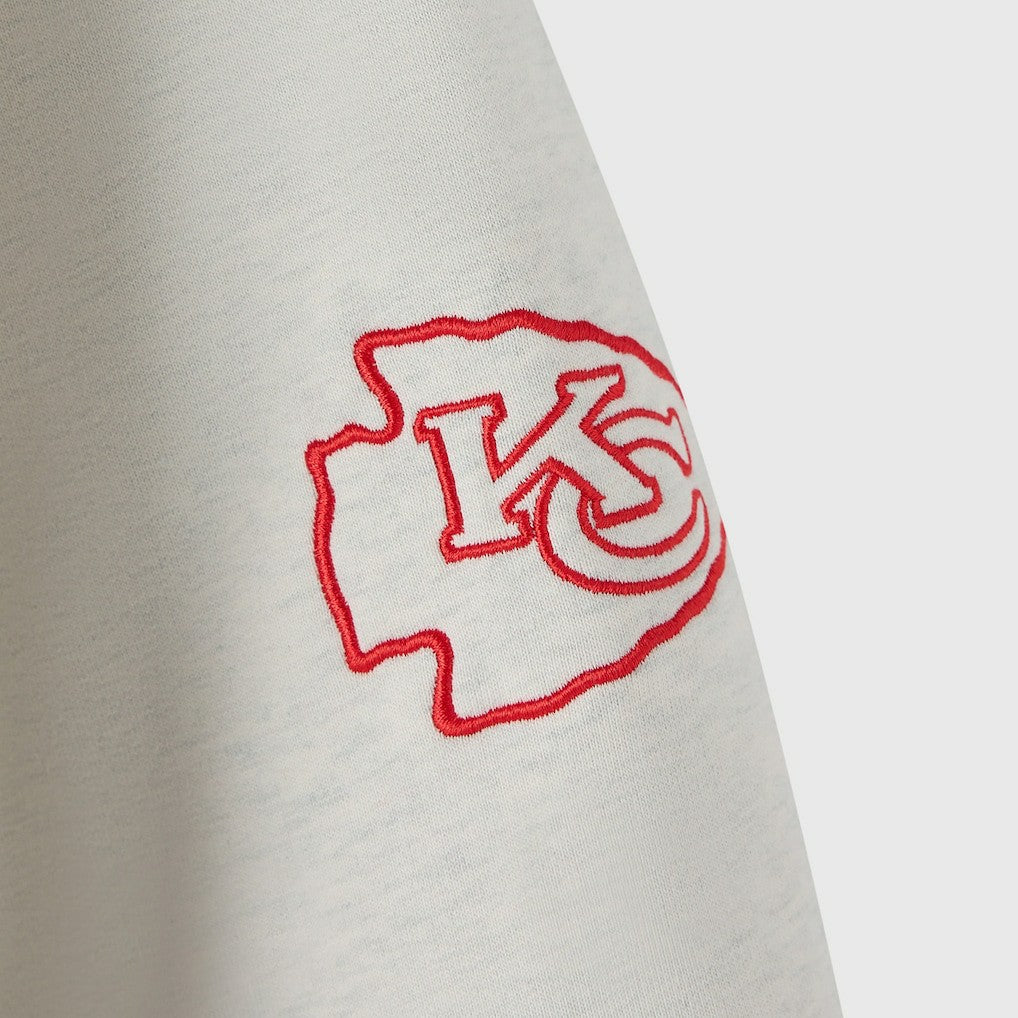 Kansas City Chiefs OVO x NFL Unisex Fleece Sweatshirt Heather Gray