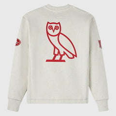 San Francisco 49ers OVO x NFL Unisex Fleece Sweatshirt Heather Gray